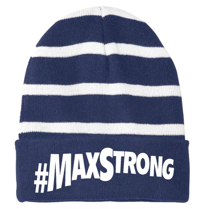 Maxstrong Freeman 5 Striped Beanie with Solid Band