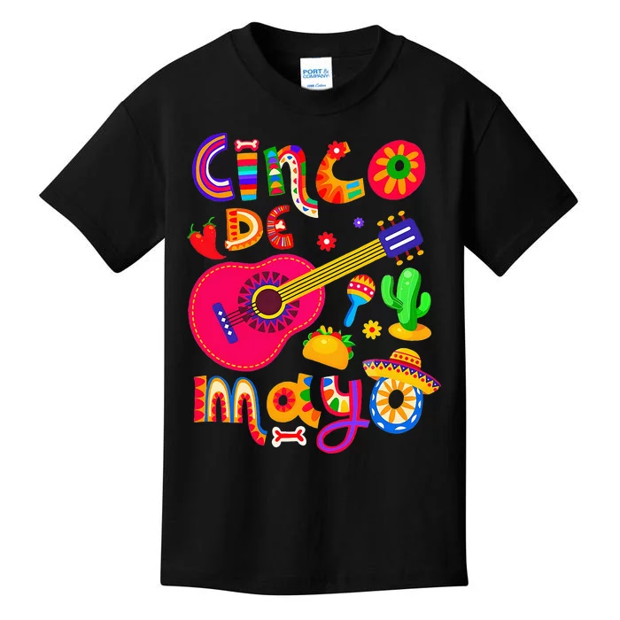 Mexican Fiesta 5 De Mayo Cinco de Mayo Kids T-Shirt