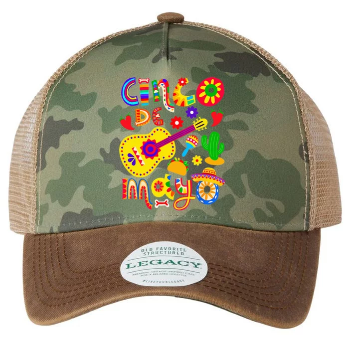 Mexican Fiesta 5 De Mayo funny Cinco De Mayo Legacy Tie Dye Trucker Hat