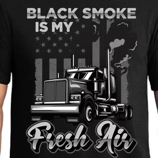 My Fresh Air Gift Semi Truck Driver Big Rig Truckers Gift Pajama Set