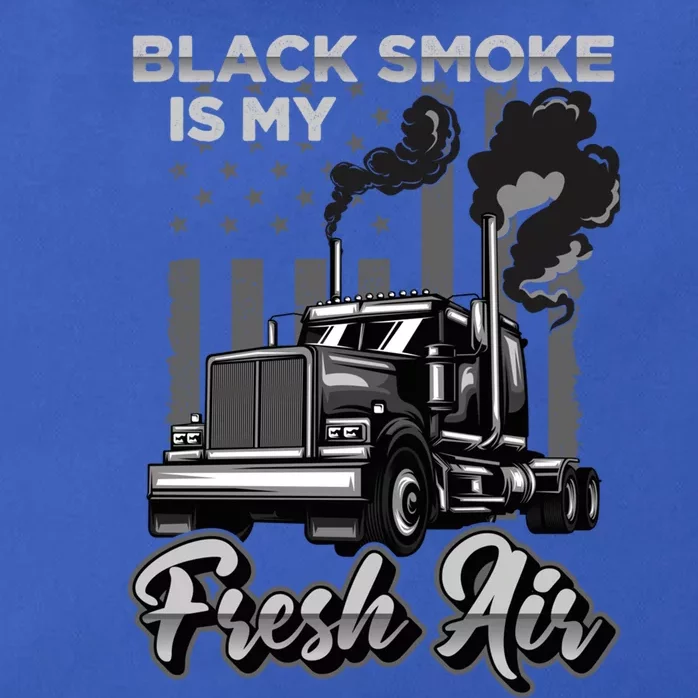 My Fresh Air Gift Semi Truck Driver Big Rig Truckers Gift Zip Tote Bag