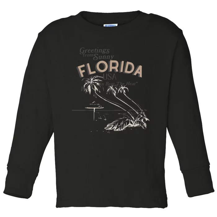 My Friends All Smell Like Weed Florida Ttpd Taylor Toddler Long Sleeve Shirt