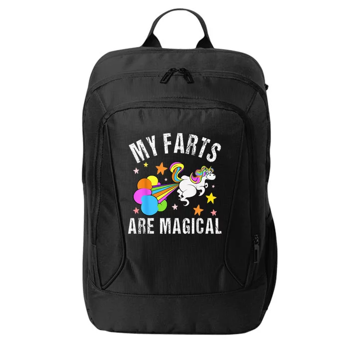 My Farts Are Magical Funny Unicorn Gag Farting Sarcastic City Backpack