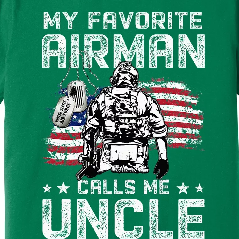 My Favorite Airman Calls Me Uncle Usaf Graduation Premium T-Shirt