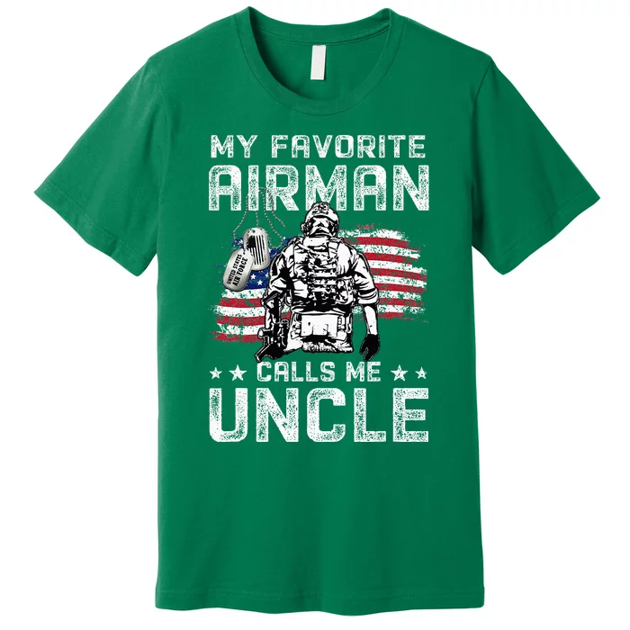 My Favorite Airman Calls Me Uncle Usaf Graduation Premium T-Shirt