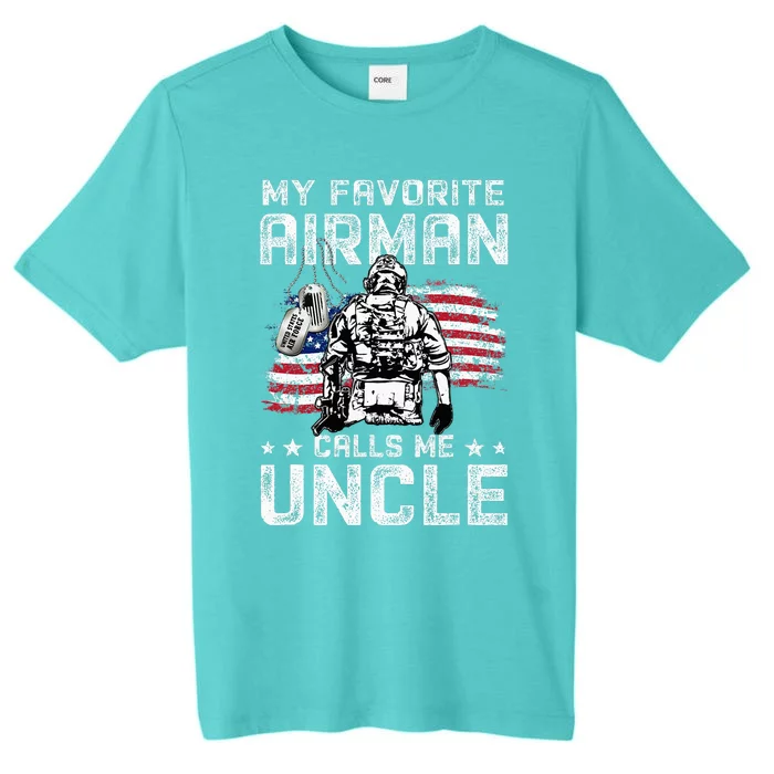 My Favorite Airman Calls Me Uncle Usaf Graduation ChromaSoft Performance T-Shirt