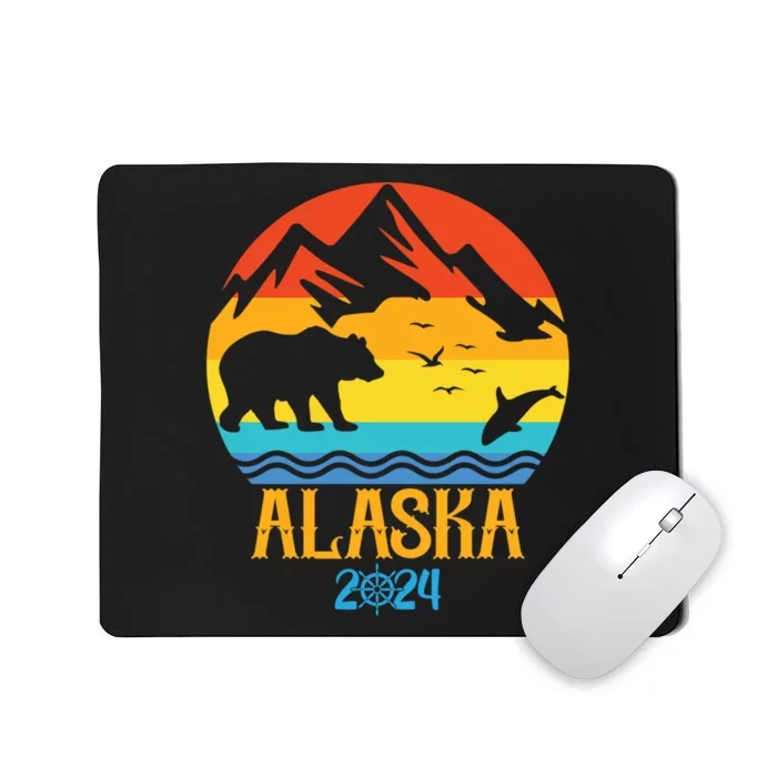 Matching Family Alaska Cruise Family Vacation 2024 Mousepad