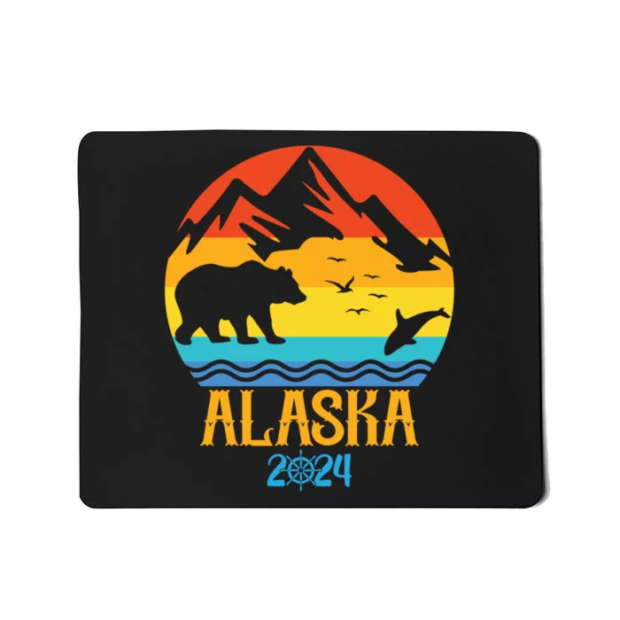 Matching Family Alaska Cruise Family Vacation 2024 Mousepad