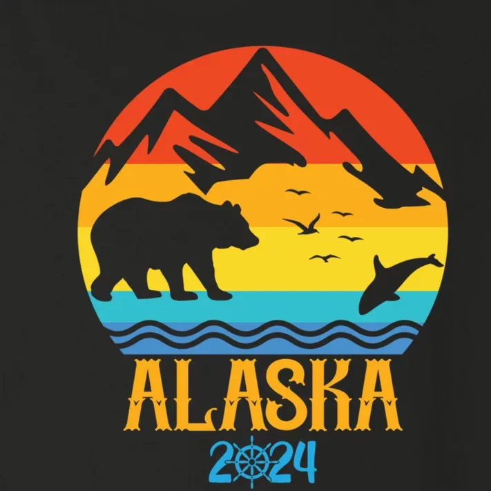 Matching Family Alaska Cruise Family Vacation 2024 Toddler Long Sleeve Shirt