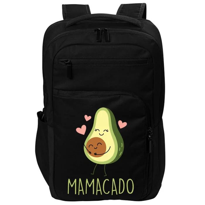 Mamacado Funny Avocado Mom Gifts For Pregnancy Announcement Impact Tech Backpack