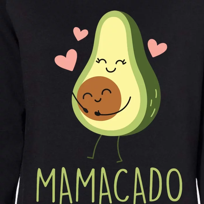 Mamacado Funny Avocado Mom Gifts For Pregnancy Announcement Womens California Wash Sweatshirt