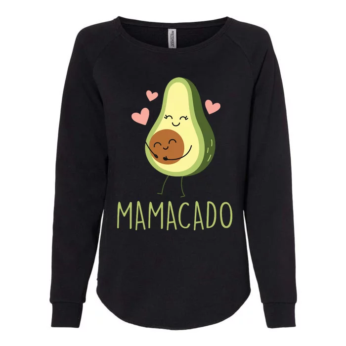 Mamacado Funny Avocado Mom Gifts For Pregnancy Announcement Womens California Wash Sweatshirt