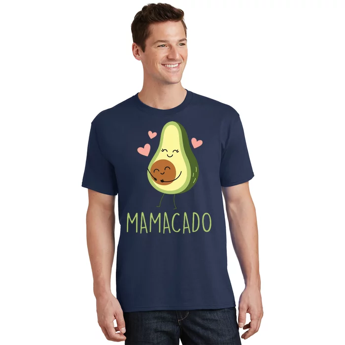 Mamacado Funny Avocado Mom Gifts For Pregnancy Announcement T-Shirt