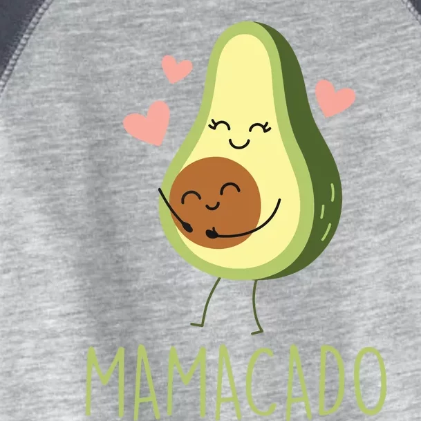 Mamacado Funny Avocado Mom Gifts For Pregnancy Announcement Toddler Fine Jersey T-Shirt