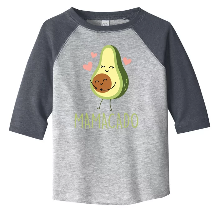 Mamacado Funny Avocado Mom Gifts For Pregnancy Announcement Toddler Fine Jersey T-Shirt