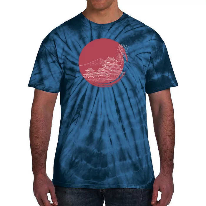 Mount Fuji And Japan Art Tie-Dye T-Shirt