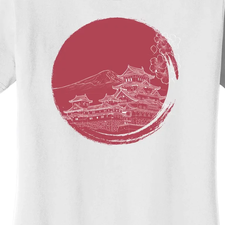 Mount Fuji And Japan Art Women's T-Shirt