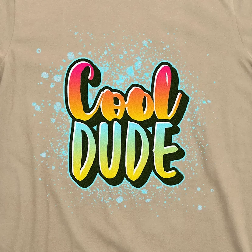 Matching Father And Son Fathers Day Gift Cool Dude T-Shirt