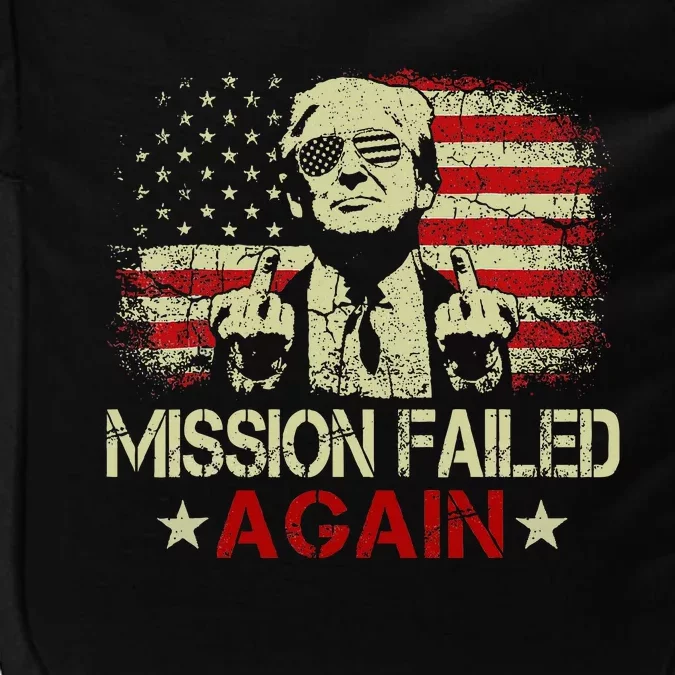 Mission Failed Again Trump 2024 Us American Flag Impact Tech Backpack