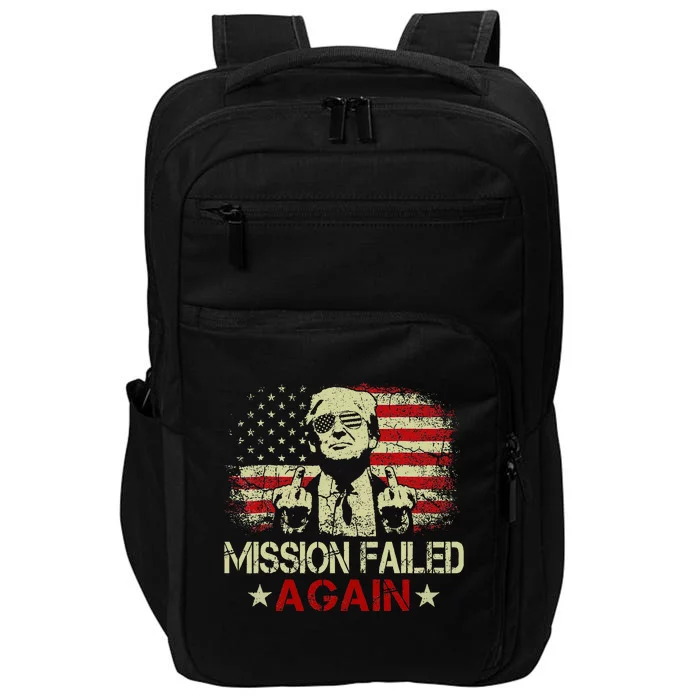 Mission Failed Again Trump 2024 Us American Flag Impact Tech Backpack