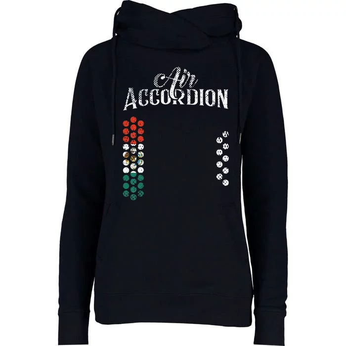 Mexican Flag Air Accordion Flag Of Mexico Fiesta Womens Funnel Neck Pullover Hood