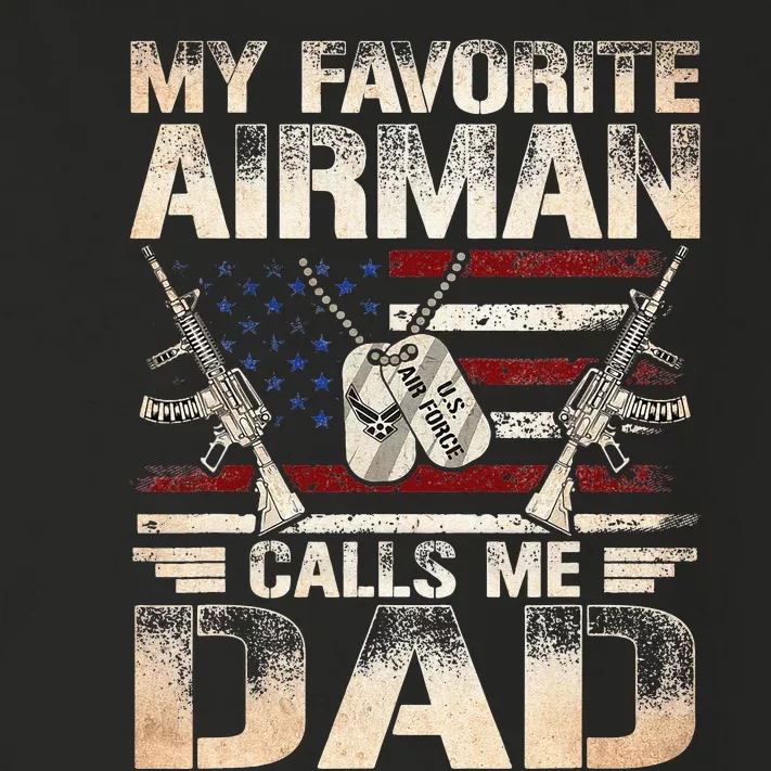 My Favorite Airman Calls Me Dad Air Force Dad Toddler Long Sleeve Shirt