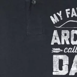 My Favorite Archer Calls Me Dad Archery FatherS Day Softstyle Adult Sport Polo