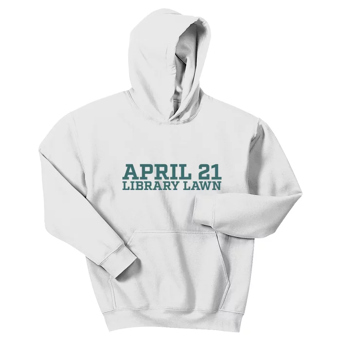 Marcus Freeman April 21 Library Lawn Kids Hoodie