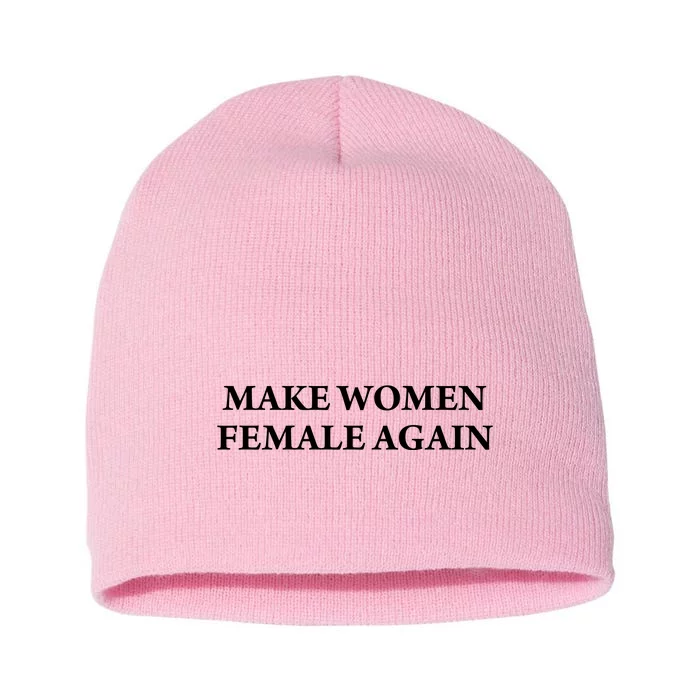 Make Female Again Short Acrylic Beanie