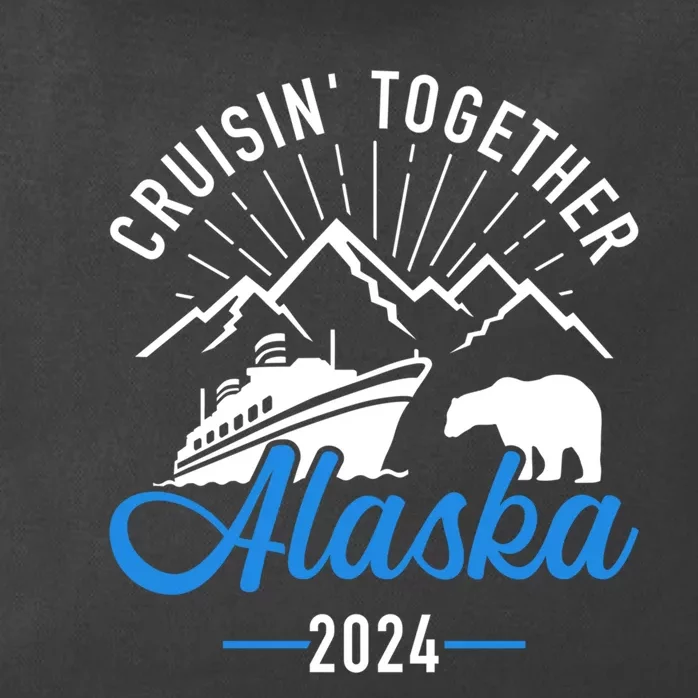 Matching Family And Friends Group Alaska Cruise 2024 Zip Tote Bag