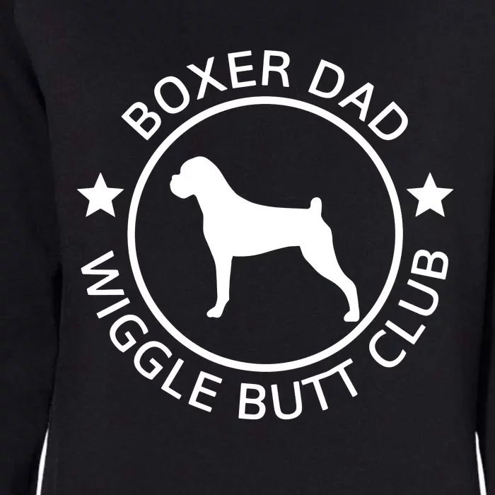 Men Funny Boxer Dad Wiggle Butt Club Fathers Day Womens California Wash Sweatshirt