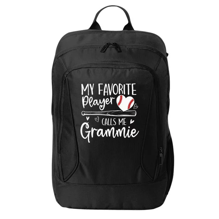 My Favorite Baseball Player Calls Me Grammie Mothers Day City Backpack