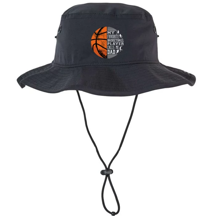 My Favorite Basketball Player Calls Me Dad Basketball Dad Legacy Cool Fit Booney Bucket Hat