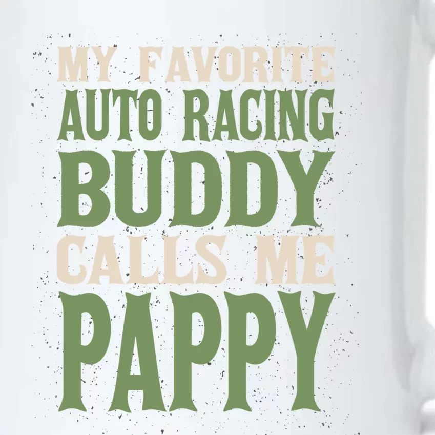 My Favorite Buddy Car Racing Pappy Auto Racing Dad Hobby Meaningful Gift Black Color Changing Mug