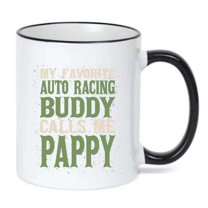 My Favorite Buddy Car Racing Pappy Auto Racing Dad Hobby Meaningful Gift Black Color Changing Mug