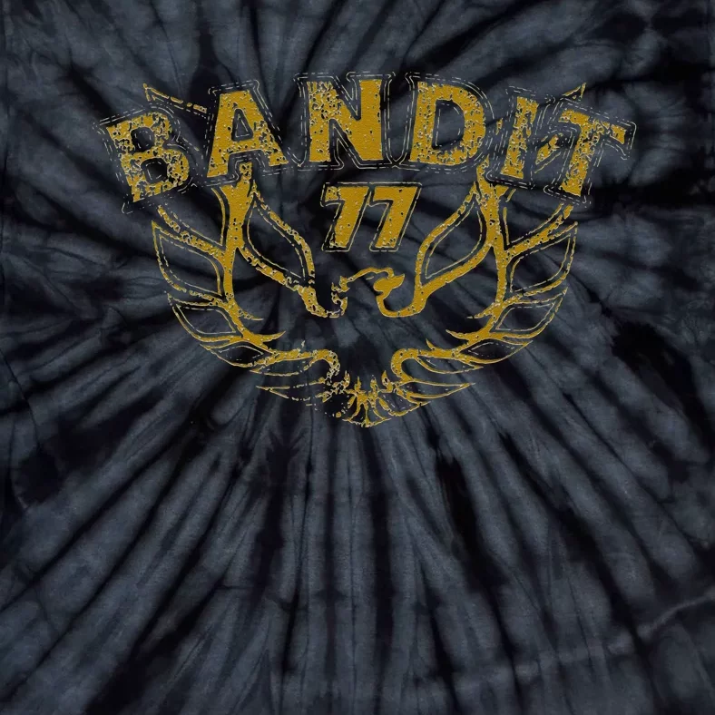 Men Funny Bandit 1977 Family Distressed Tie-Dye T-Shirt