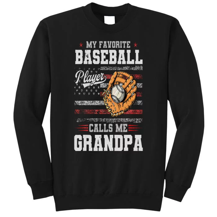 My Favorite Baseball Player Calls Me Grandpa Father’S Day Sweatshirt