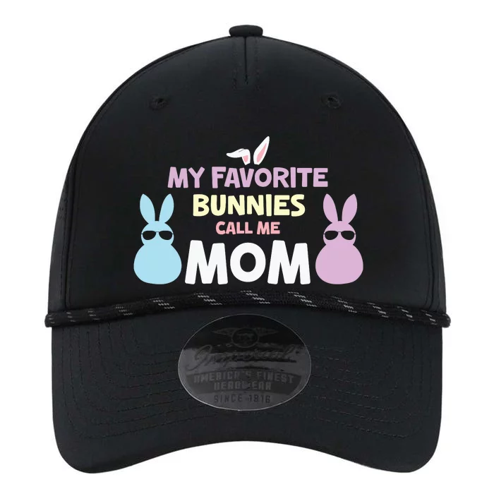 My Favorite Bunnies Call Me Mom Easter Mother's Day Easter Day Performance The Dyno Cap