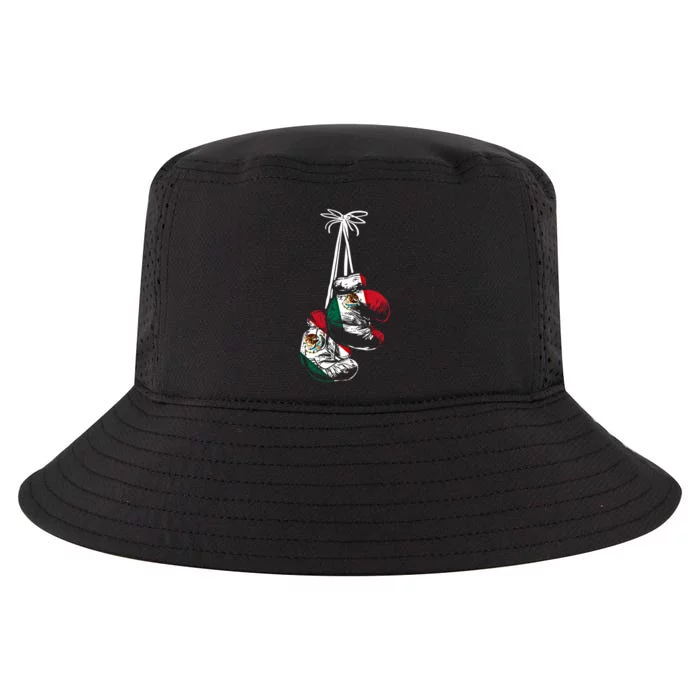 Mexican Flag Boxer Boxing Gloves Boxing Cool Gift Cool Comfort Performance Bucket Hat