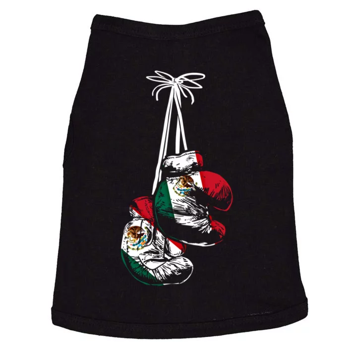 Mexican Flag Boxer Boxing Gloves Boxing Cool Gift Doggie Tank