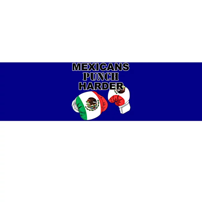 Mexican Flag Boxing Gloves Gift Bumper Sticker