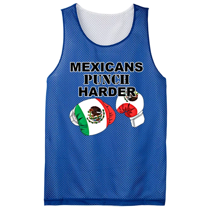 Mexican Flag Boxing Gloves Gift Mesh Reversible Basketball Jersey Tank