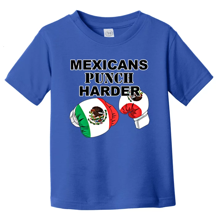 Mexican Flag Boxing Gloves Gift Toddler T-Shirt