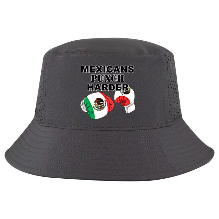 Mexican Flag Boxing Gloves Gift Cool Comfort Performance Bucket Hat