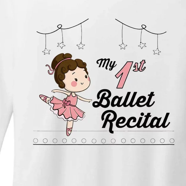 My First Ballet Recital Womens CVC Long Sleeve Shirt