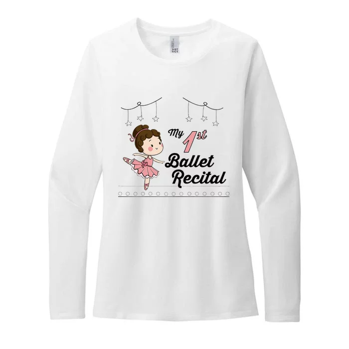 My First Ballet Recital Womens CVC Long Sleeve Shirt