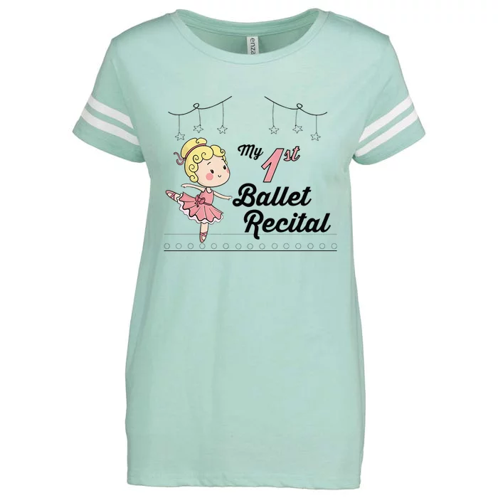 My First Ballet Recital Enza Ladies Jersey Football T-Shirt