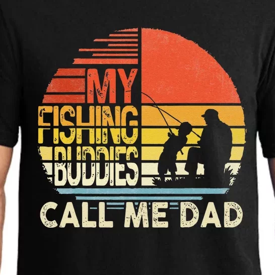 My Fishing Buddies Call Me Dad Father Day Birthday Pajama Set