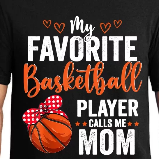 My Favorite Basketball Player Calls Me Mom Mother's Day Pajama Set