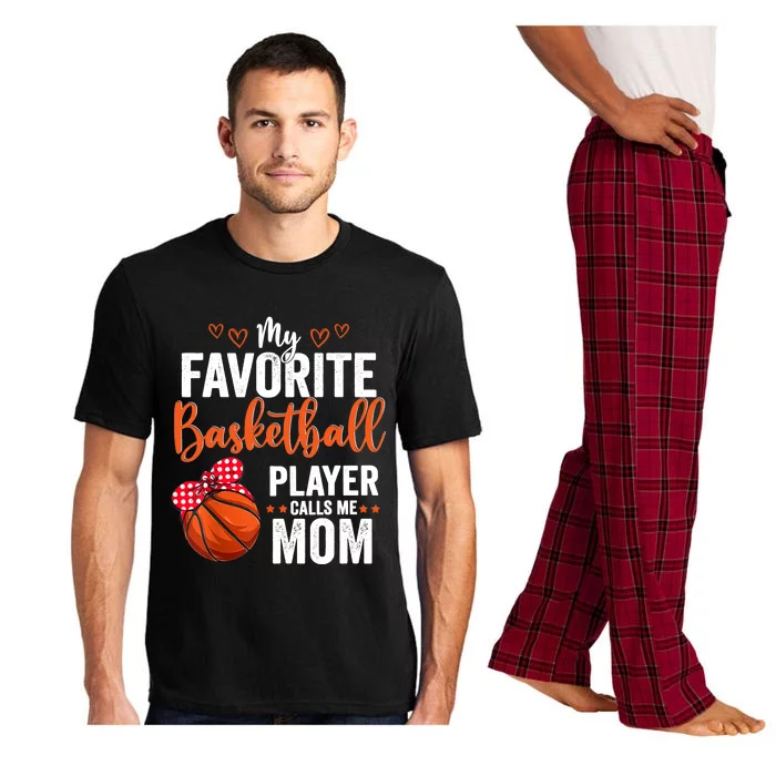 My Favorite Basketball Player Calls Me Mom Mother's Day Pajama Set